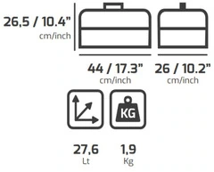 4 Pz- Cassetta Porta Attrezzi PLANO Design 911 - 2