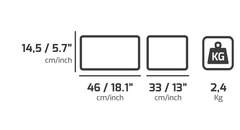 3 Pz- Cassetta Porta Attrezzi PLANO System Organizer 1 - 2