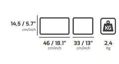 3 Pz- Cassetta Porta Attrezzi PLANO System Organizer 1 - 2
