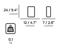 6 Pz- Tasca Porta Martello Da Cintura In Tessuto PLANO Technics 526TB - 2