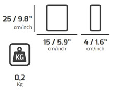 9 Pz- Tasca Portautensili  Da Cintura In Tessuto PLANO Technics 529TB - 2