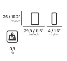 6 Pz-Tasca Portautensili Da Cintura In Tessuto PLANO Technics 534TB - 2