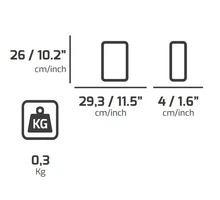 6 Pz-Tasca Portautensili Da Cintura In Tessuto PLANO Technics 534TB - 2
