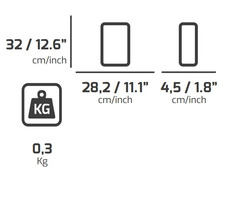 6 Pz- Tasca Portautensili Da Cintura In Tessuto PLANO Technics 535TB - 2