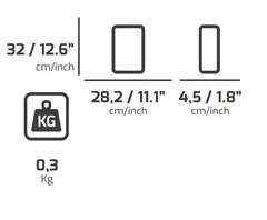 6 Pz- Tasca Portautensili Da Cintura In Tessuto PLANO Technics 535TB - 2