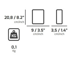 9 Pz- Tasca Portautensili Da Cintura In Tessuto PLANO Technics 536TB - 2