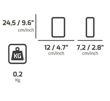 6 Pz- Tasca Porta Martello Da Cintura In Tessuto PLANO Technics 538TB - 2