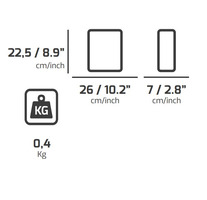 6 Pz- Cintura Da Carpentiere In Tessuto PLANO Technics 546TB - 2
