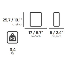 12 Pz- Tasca Portautensili  Da Cintura In Tessuto PLANO Technics 548NT - 2