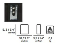 6 Pz- Tasca Porta Smartphone In Tessuto PLANO Technics 549XL - 2