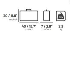 4 Pz- Borsa Per Utensili PLANO Technics 552TB - 2