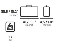 4 Pz- Borsa Per Documenti PLANO Technics 559TB - 2