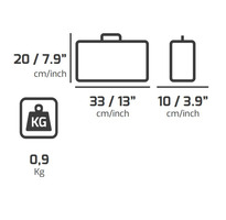 4 Pz- Borsa Per Utensili PLANO Technics 513000TB - 2