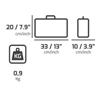 4 Pz- Borsa Per Utensili PLANO Technics 513000TB - 2