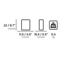 6 Pz- Ginocchiera-Scudo PLANO Technics KT300TB - 2