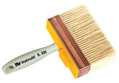 6 Pz - PENNELLESSA BIONDA MANICO IN LEGNO MM50X150