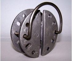 ROCCHETTI  TENDIFILO GIRASOLE IN ALLUMINIO CON BLOCCAGGIO IN ACCIAO INOX - PER VIGNETI - 4