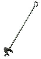 ELICA DI ANCORAGGIO IN FERRO NERO- H  100 cm -PER VIGNETI