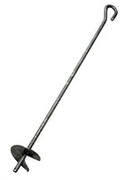 ELICA DI ANCORAGGIO IN FERRO NERO- H  100 cm -PER VIGNETI