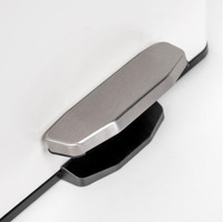 Pattumiera Rettangolare Esterna Con Apertura A Pedale, Bianco - 3