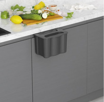 Pattumiera Per Differenziata Ausiliario 5 L Per Cucina, Plastica Grigio Antracite - 2