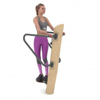 Attrezzo Per Ginnastica All'Aria Aperta Fitness Twister In Robinia - 2