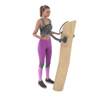 Attrezzo Per Ginnastica All'Aria Aperta Fitness Tai-Chi Wheels in Robinia - 2