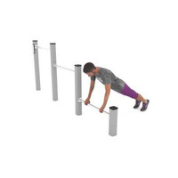 Composizione Con Barre Affiancate Per Esercizi Ginnici All’aperto - 2