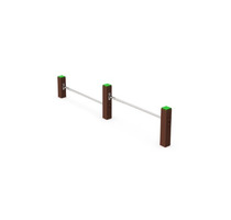 Barra Per Flessioni - Palestra all'aperto- In Plastica Riciclata - Ancoraggio A Pavimento