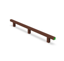 Trave di Equilibrio Fissa/ Inclinata/A Molla - Palestra all'aperto- In Plastica Riciclata - Ancoragg