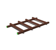 Scala Skip - Palestra all'aperto- In Plastica Riciclata - Ancoraggio A Pavimento