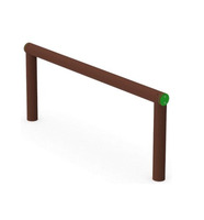 Trave Per Salto ALto/Medio/Basso - Palestra all'aperto- In Plastica Riciclata - Ancoraggio A Pavimen