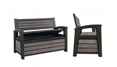 CASSAPANCA HUD IN RESINA CM. 132,7x61,2x89h