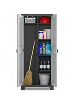 ARMADIO ALTO IN PLASTICA 8 RIPIANI REGOLABILI 80x44x182h MODELLO NATIT - 3