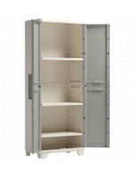 ARMADIO ALTO IN PLASTICA 3 RIPIANI REGOLABILI 68x39x182h MODELLO DOOW - 2