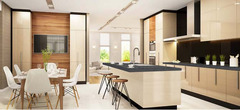 TOP CUCINA LAMINATO STYLE SQUADRATO VARIE MISURE E COLORI - 2