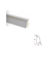 1 PZ - ALZATINA TRAPEZOIDALE IN ALLUMINIO DA 1000 MM/ 3000MM