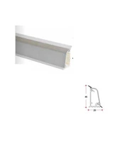 1 PZ - ALZATINA TRAPEZOIDALE IN ALLUMINIO DA 1000 MM/ 3000MM