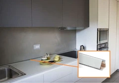 1 PZ - ALZATINA TRIANGOLARE LISCIA IN ALLUMINIO DA 1000 MM/ 3000MM - 3