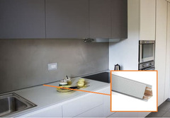 1 PZ - ALZATINA TRIANGOLARE MILLERIGHE IN ALLUMINIO DA 1000 MM/ 3000MM - 3