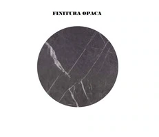 TOP CUCINA STANDARD LAMINATO STONDATO MARMO NERO VENATO OPACO VARIE MISURE - 2