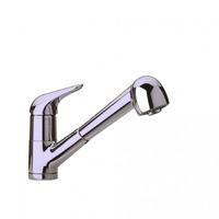 Miscelatore da cucina satinato doccetta estraibile