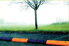 Cordolo Multifunzione in Gomma Colore Giallo o Nero cm100x18x15h - 3