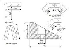 Cordolo 'Mini' Multifunzione Costituiti da Elementi Componiibili in Gomma - 2