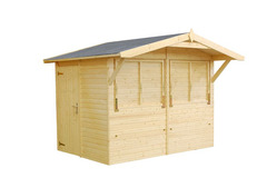 Chiosco in Legno d' Abete Nordico(16mm) - cm 273X190cm - Pavimento Escluso - ITALFROM300 - 2