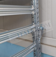 Legnaia Modulare ITALFROM® in Acciaio Zincato con Staffe a Parete - Modulo  Iniziale - Varie Misure  - 3