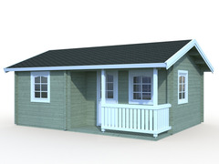 Chalet - Casa in Legno d' Abete Nordico(70mm) - cm 620x470 cm - ITALFROM106 - 5