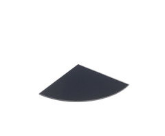 Conf. 3 Pz Mensola Vetro Nero Varie Misure - 2