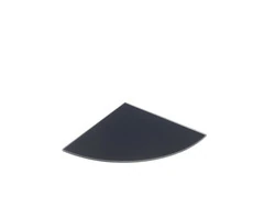 Conf. 3 Pz Mensola Vetro Nero Varie Misure - 2