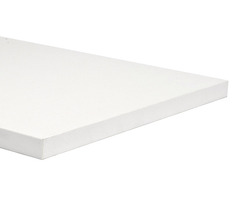 Mensola Squadrata Bianca Finitura Satin Varie Misure